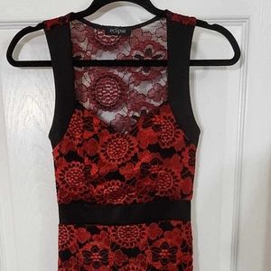 Edgy Lace Bodycon Dress